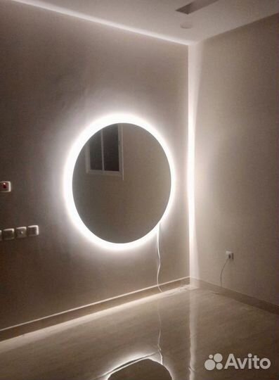 Зеркала с фронтальной подсветкой на заказ