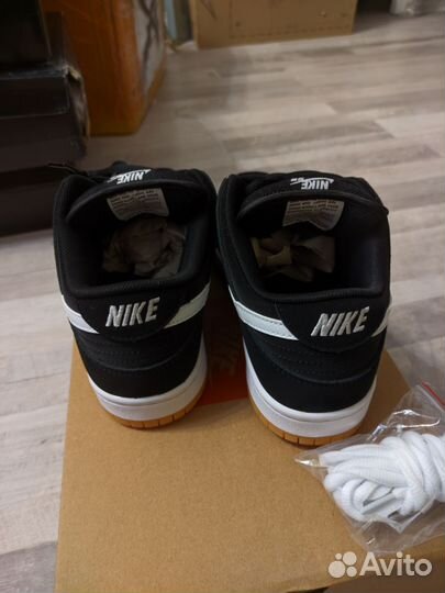 Лучшее качество Nike sb dunk low pro black gum