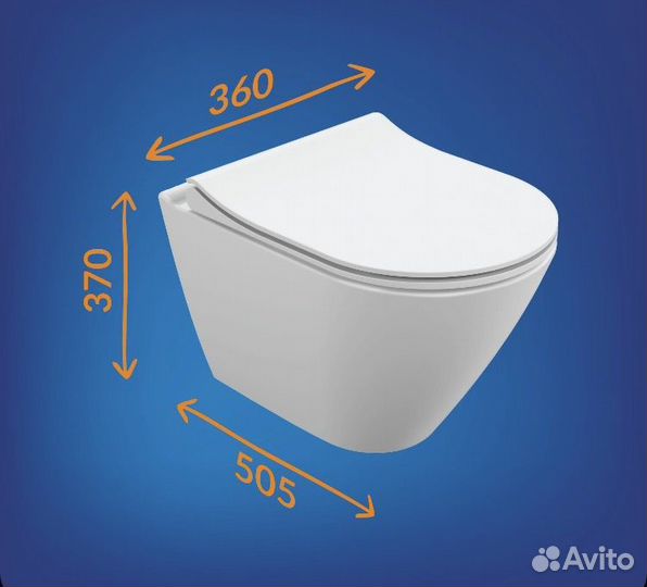 Инсталляция с унитазом комплект Cersanit