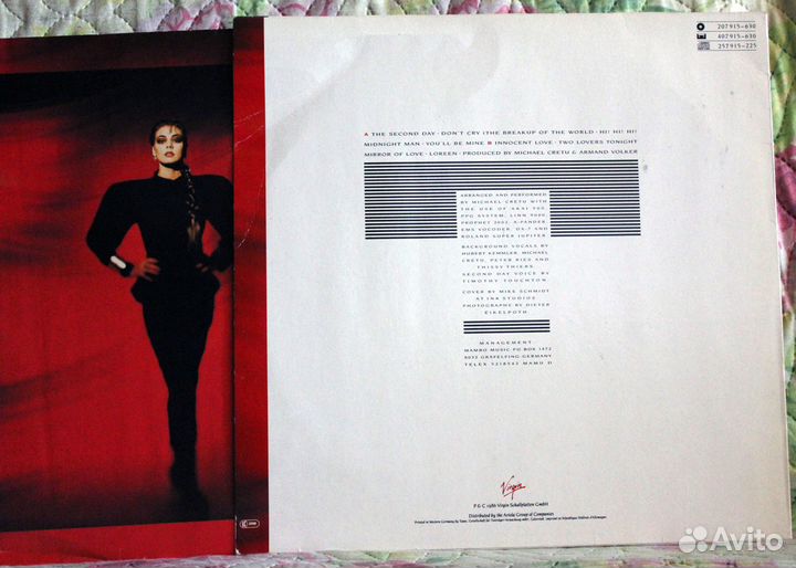 Sandra Mirrors виниловая пластинка Germany