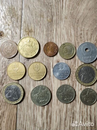 Набор монет Беларусь, иностранные