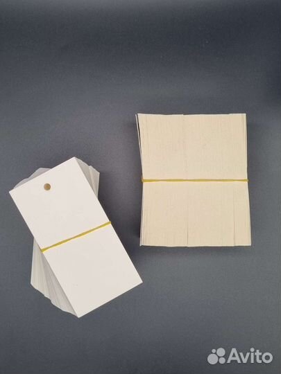 Бирки белые