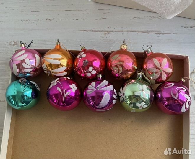 Ёлочные шарики СССР