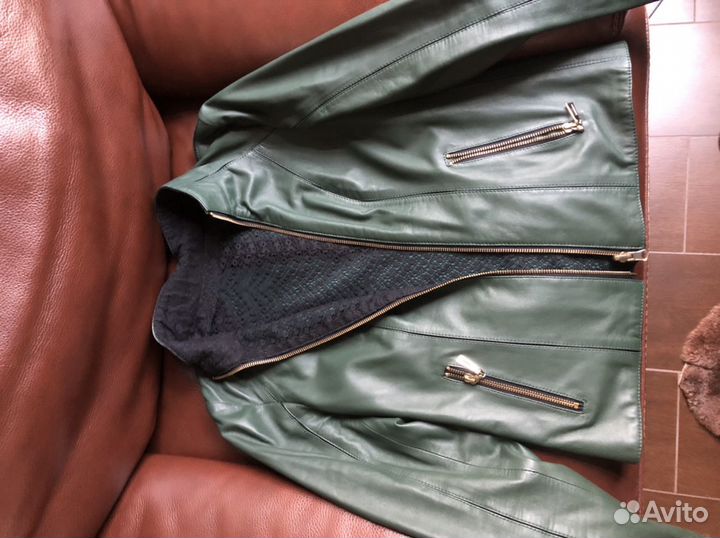 Куртка кожаная