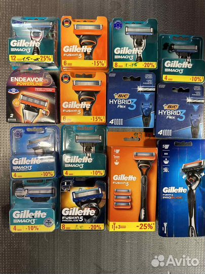 Сменные кассеты gillette fusion 5