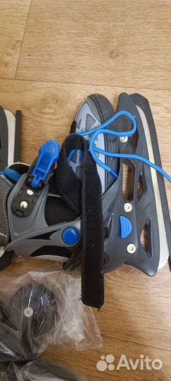 Коньки универсальные 2 в 1, новые