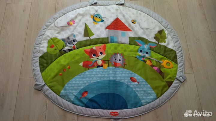 Развивающий коврик tiny love солнечная полянка