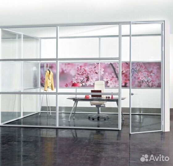 Межкомнатные перегородки из стекла
