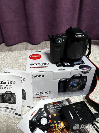 Фотоаппарат Ganon EOS 70D как новый