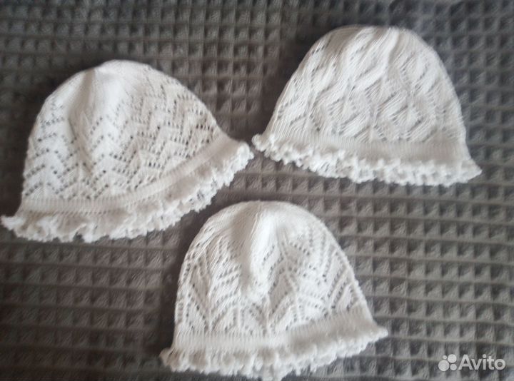 Летние хлопковые шапочки - панамки, косынки