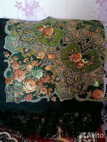 Платок шаль шерсть