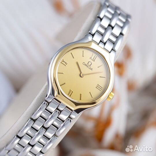 Оригинал Omega DeVille Symbol Золото/Сталь