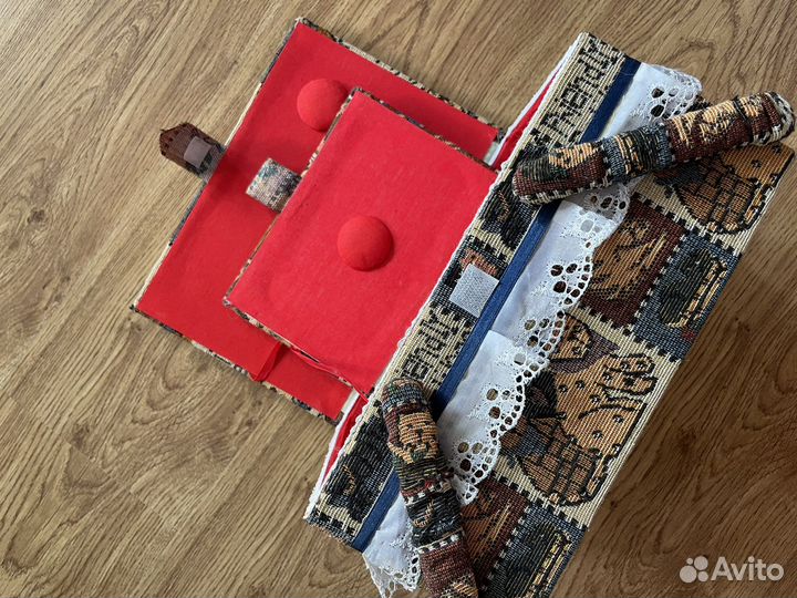 Шкатулки для рукоделия 2шт