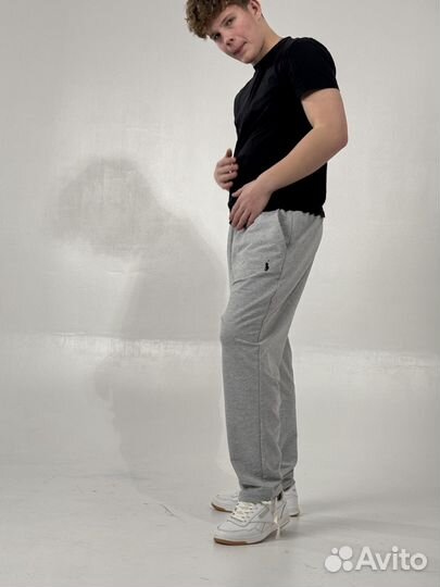 Штаны polo ralph lauren серые