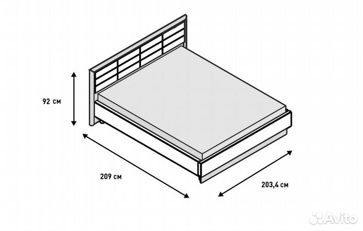 Кровать Анри Ангстрем