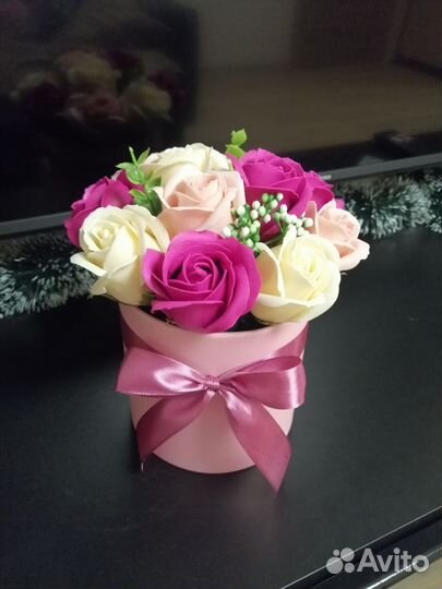 Букет цветов из мыла