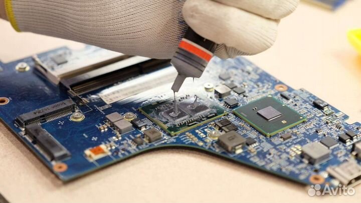 Чистка-замена термопаст ноутбука;установка Windows