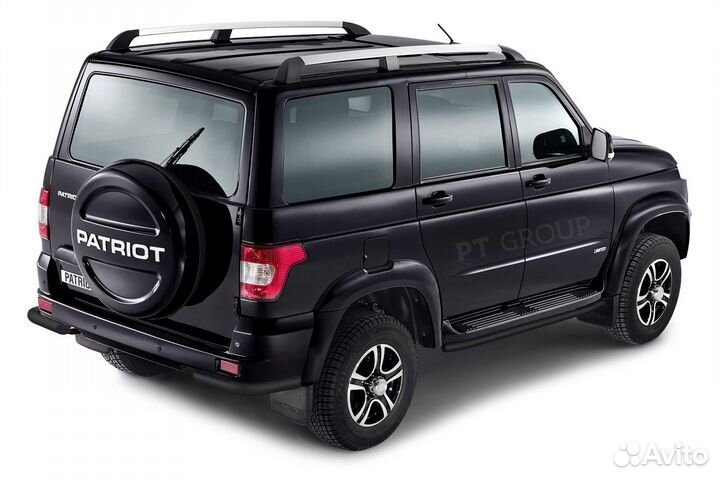 Защита порогов окантовка 51 мм (ппк) UAZ Patriot