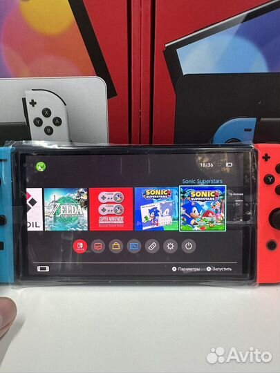 Nintendo Switch oled Прошитая (игры бесплатно)