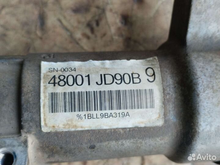 Рулевая рейка на nissan qashqai j10