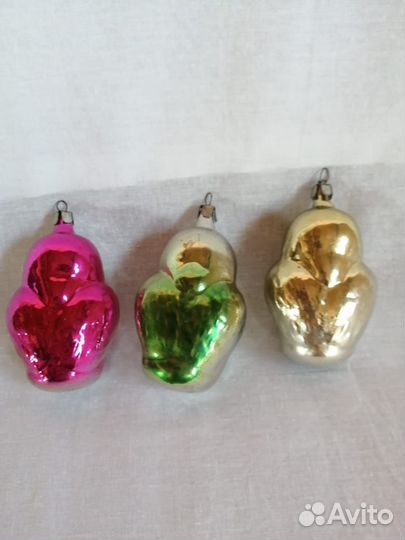 Елочные игрушки Сова