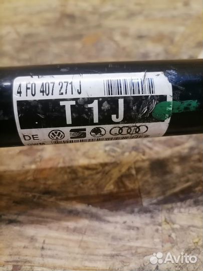 Привод передний левый Audi A6 C6 2.8 BDX