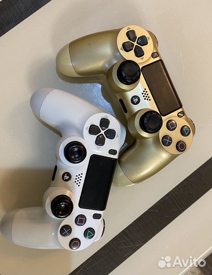 Sony ps4 slim gold edition +игры