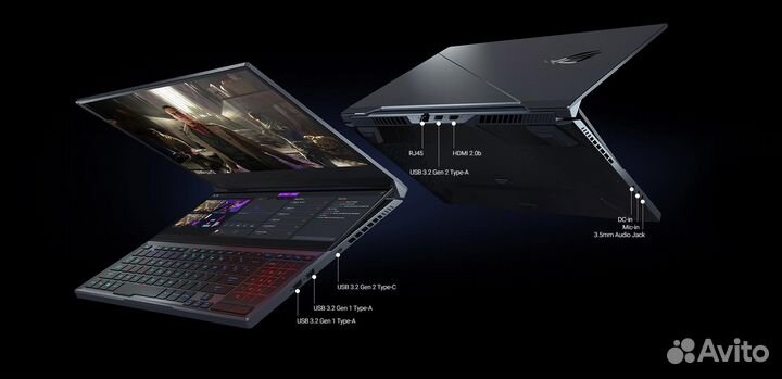 300hz rtx2070 48ddr4 m2x2 Asus Rog Zephyrus 15 Duo