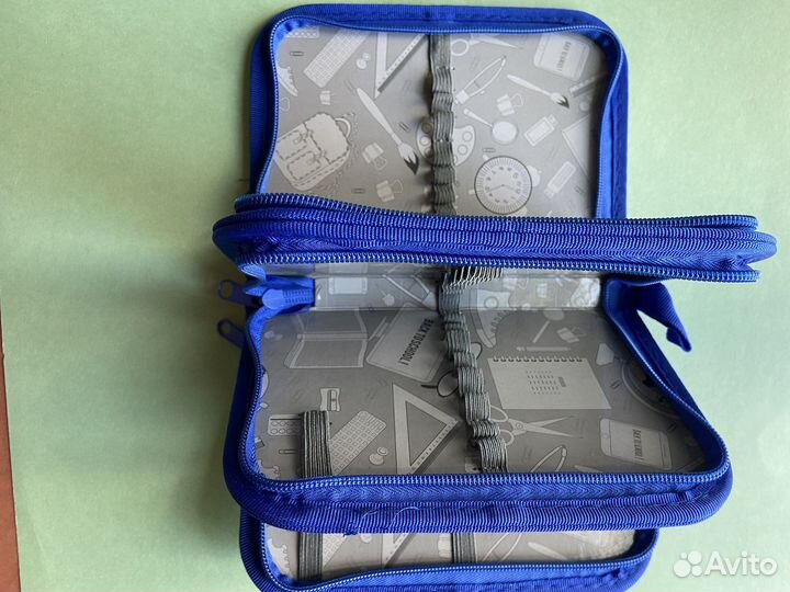 Пенал для мальчика двухсторонний