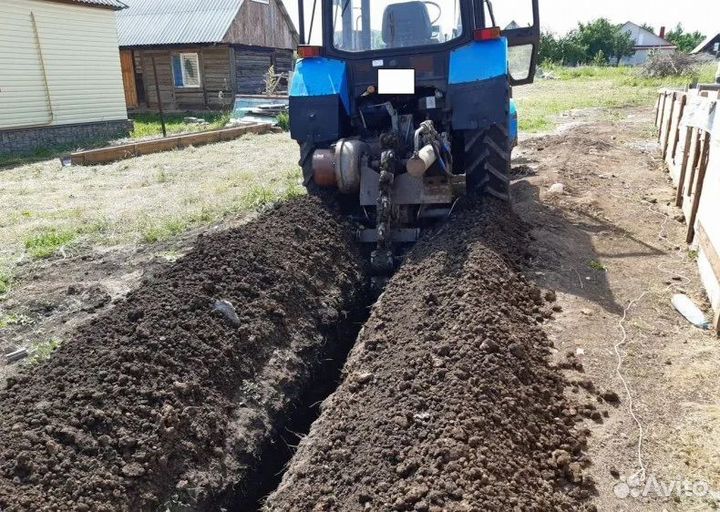 Услуги бары траншеекопатель этц экскаватор