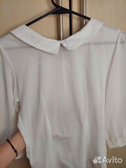 Блузка женская белая 48