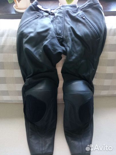 Брюки кожаные мотоциклетные