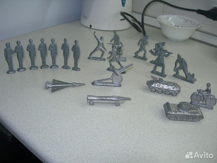 Оловянные солдатики столбики СССР