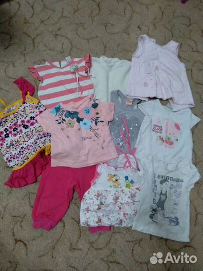 Вещи на девочку.Футболки,платье,штанишки