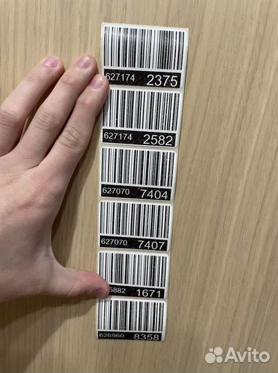 Печать этикеток штрихкодов для wildberries ozon