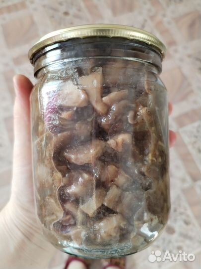 Грибы соленые и жареные