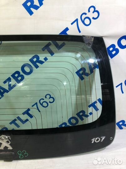 Стекло заднее peugeot 107 1.0 мт
