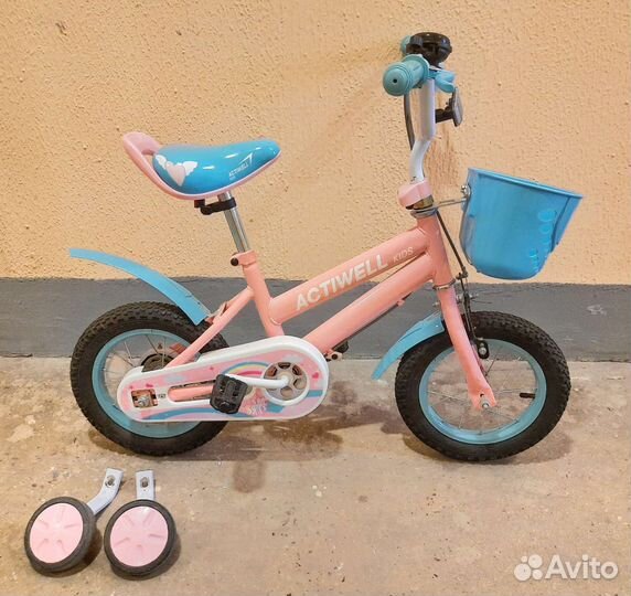 Детский велосипед 4х/2х колесный Actiwell KID-ST12