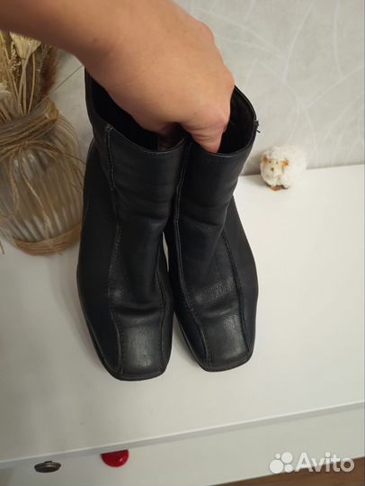 Полуботинки ecco натуральная кожа