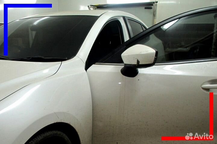 Съемная жесткая тонировка Audi A4 B6 (univ) 01-05