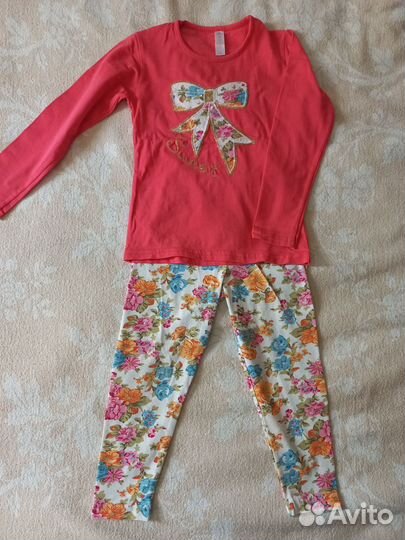 Детские вещи пакетом для девочки 110- 116