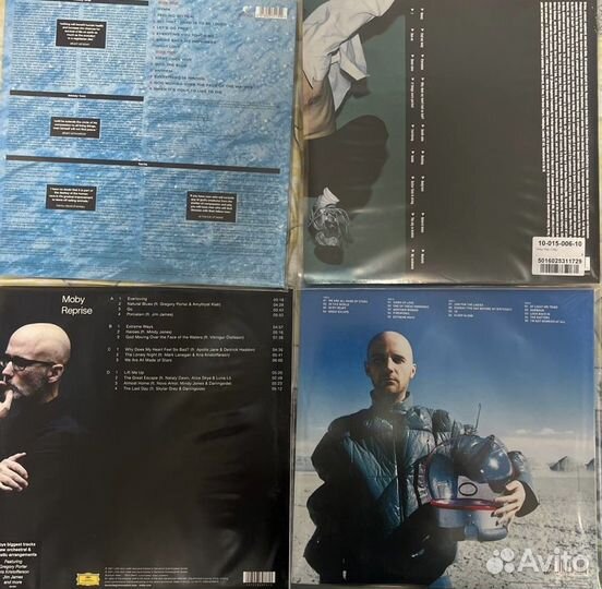 4 альбома Moby vinyl
