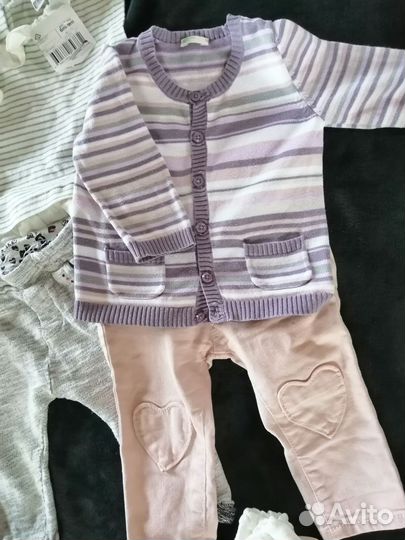 Вещи пакетом на девочку 6-9 месяцев