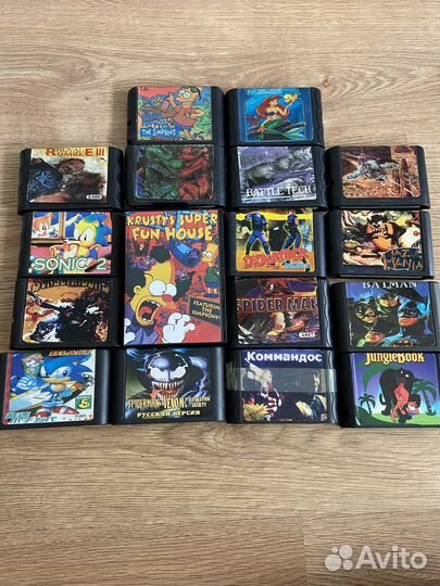 Картриджи sega