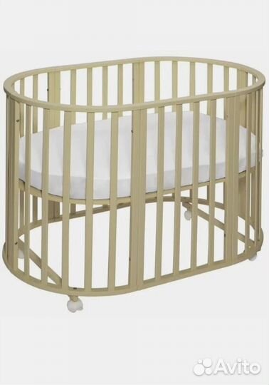 Детская кроватка трансформер с маятником