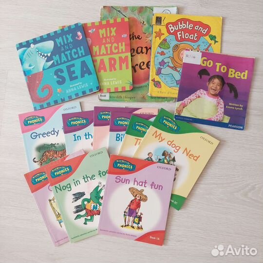 Книги на английском (phonics books) 14 книг
