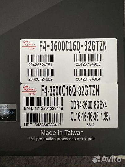 G.Skill Trident Z NEO ddr4 32Gb