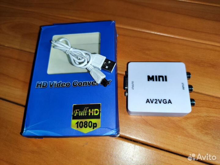 AV to VGA конвертер FullHD