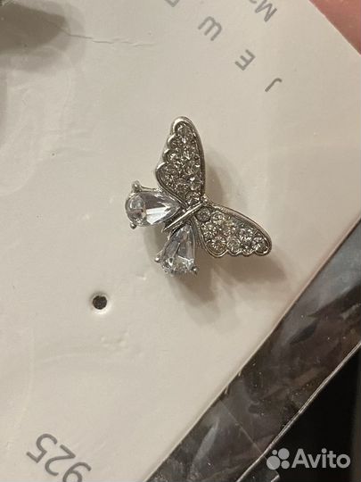 Серьги бабочки
