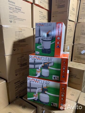 Песочный фильтр для бассейна,фильтр-1100-66.000L